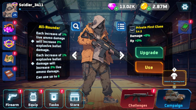 子弹风暴僵尸浪潮解锁无限子弹版 1