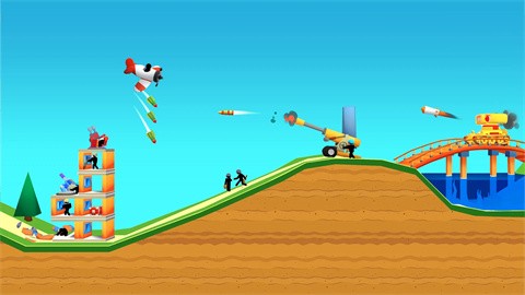 飞机空中轰炸机游戏 截图3