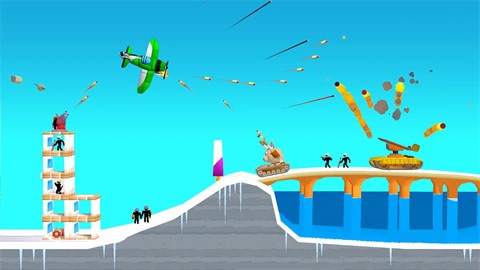 飞机空中轰炸机游戏 截图1
