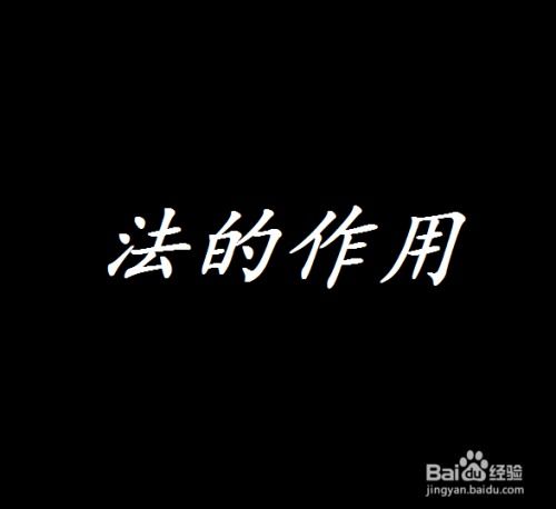 法律的功能与影响 2