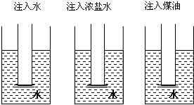 盐水与水的密度分别是多少 3