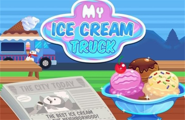 彩虹冰淇淋店小游戏 截图2
