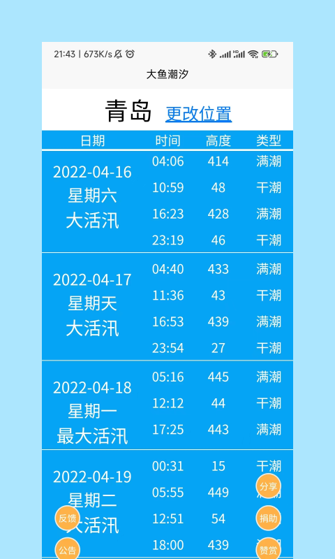 大鱼潮汐安卓版 截图2