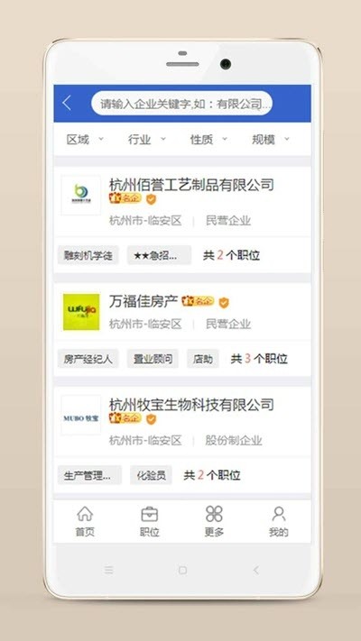 临安人才网 截图3