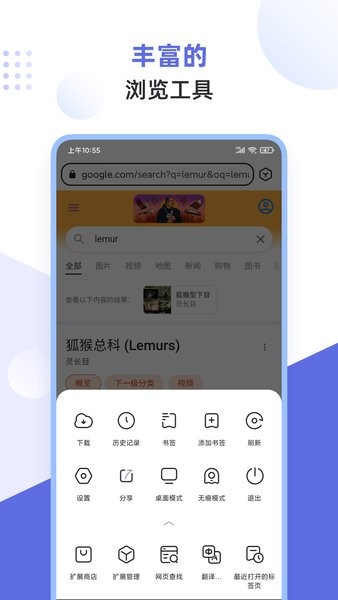 狐猴浏览器app 截图2