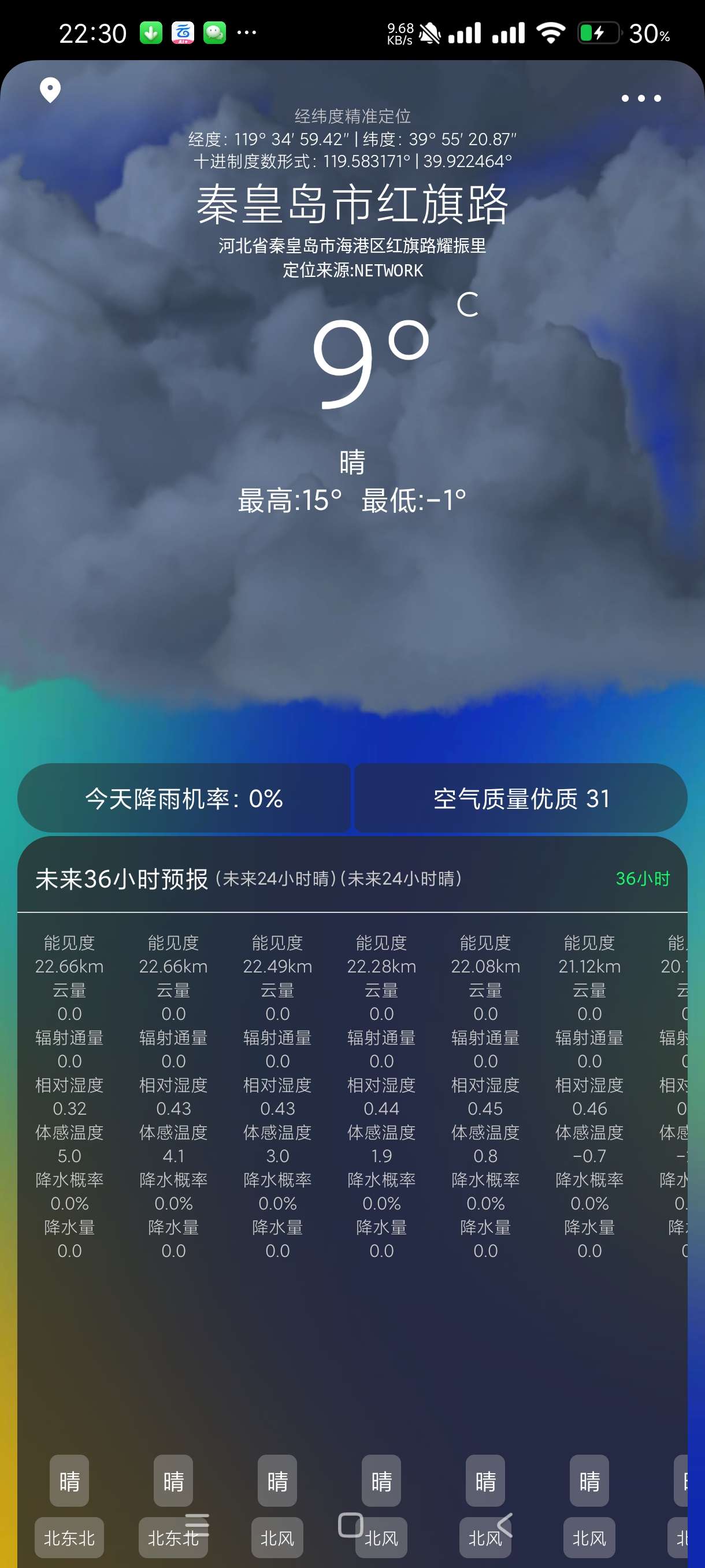 一早天气 1