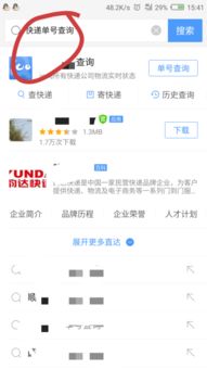 顺丰速运单号查询 1