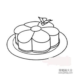 如何画中秋节月饼简笔画？ 2