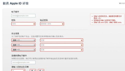 打造完美Apple电子邮件地址填写指南 1