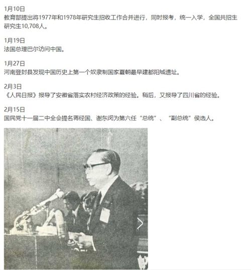 1978年重大历史事件回顾 2