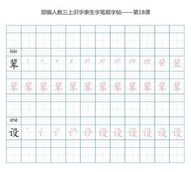 硬笔楷书入门：如何书写优雅的'竹'字及其标准笔顺 3