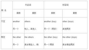 详解other、another、the other、others的区别与用法 2