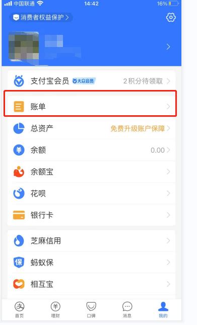 2018年支付宝账单一键查询教程 5