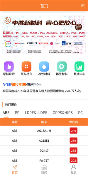 万塑达塑料报价网 截图4