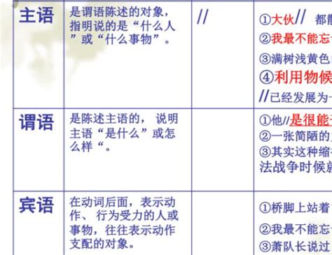 揭秘语文语法：轻松掌握主谓宾定状补的区分技巧 3