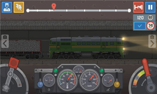 模拟火车行驶游戏 截图1