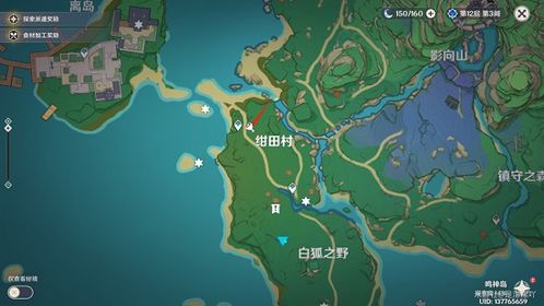 原神玩家必看：绀田村东北荒废神社的具体位置在哪里？ 1