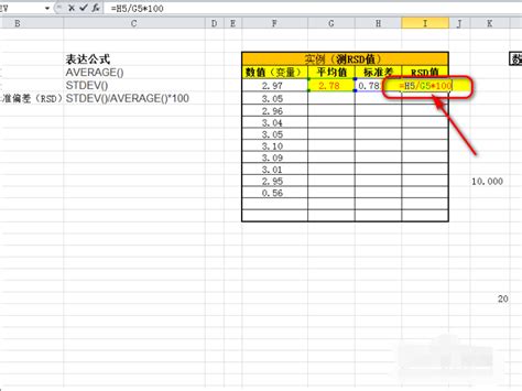 揭秘RSD值计算公式与Excel实战操作指南 3