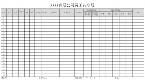 如何制作花名册表格？ 4