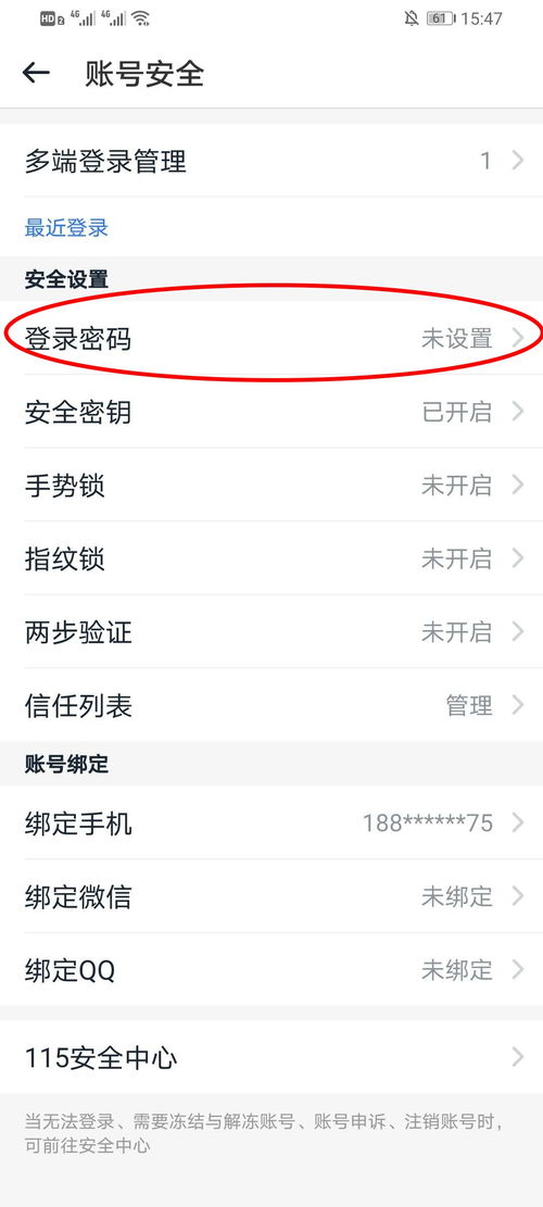 轻松学会：115网盘登录密码修改全攻略 2