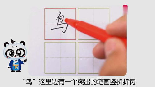 小鸟的“鸟”字笔顺详解 2