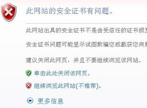 如何解决“此网站的安全证书有问题”的提示？ 4