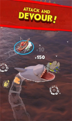 鲨鱼吞噬大作战 1