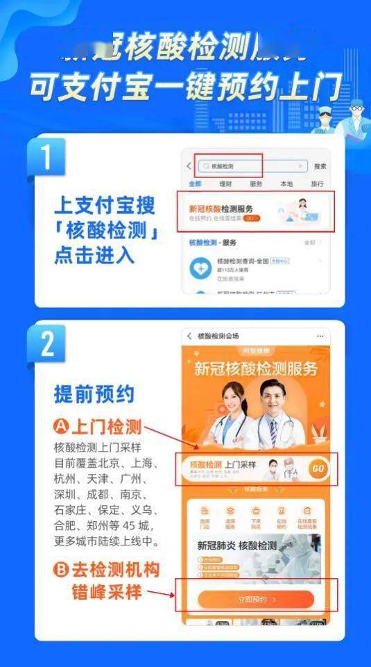 附近核酸检测点一键查询，支付宝轻松搞定！ 1