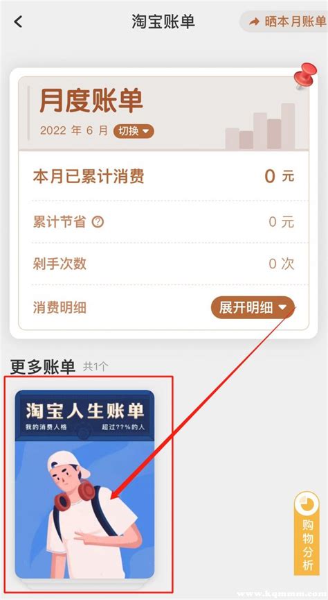 如何查阅淘宝个人成就与账单记录 1