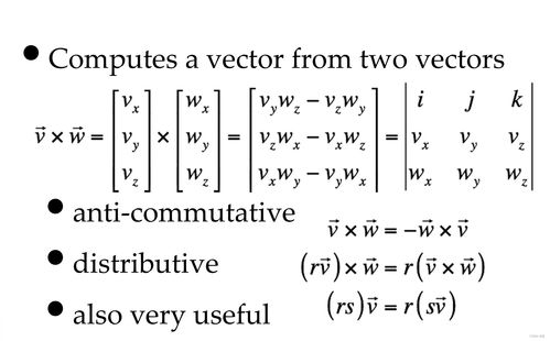 叉乘（向量积）的公式是什么？ 1