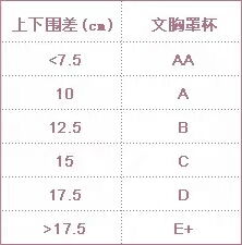 C罩杯的具体尺寸是多少 2