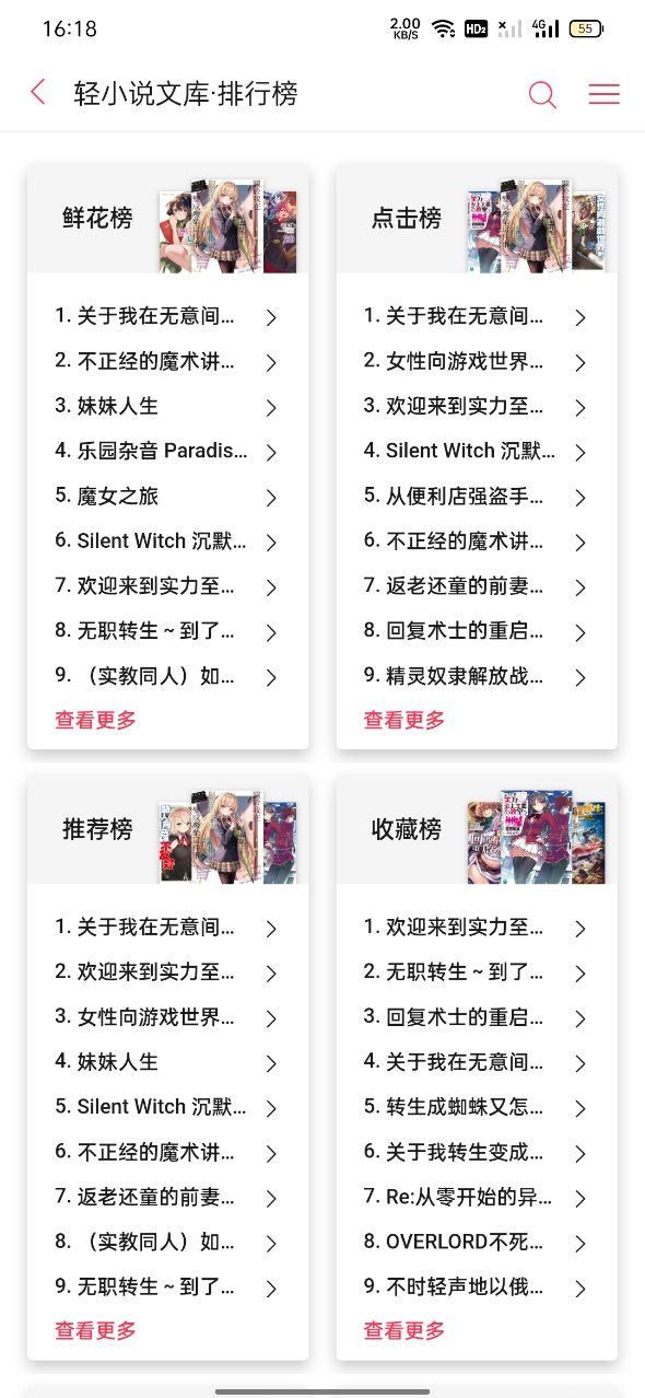 哔哩轻小说app最新版 截图4