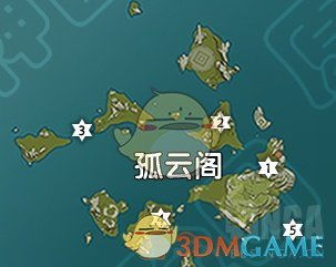 探索《原神》秘境：孤云阁岩神瞳全位置指南 4