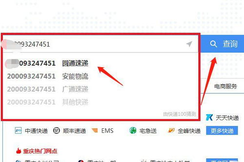 如何在不知道快递单号的情况下快速查询快递 2