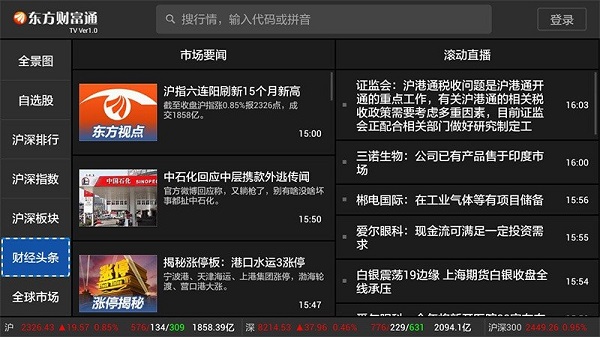 东方财富通tv版 截图3