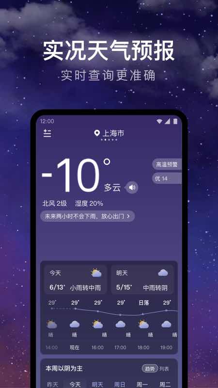 24小时天气 截图1