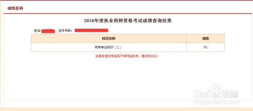 如何查询执业药师考试成绩 3