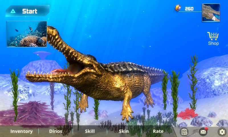 海底巨鳄模拟器 截图1