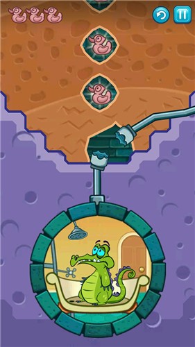 小鳄鱼爱洗澡游戏 1