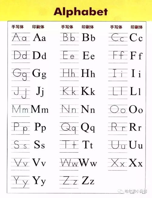 掌握26个英文字母的标准书写艺术 1