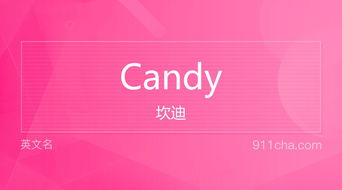 Candy的含义是什么？ 2