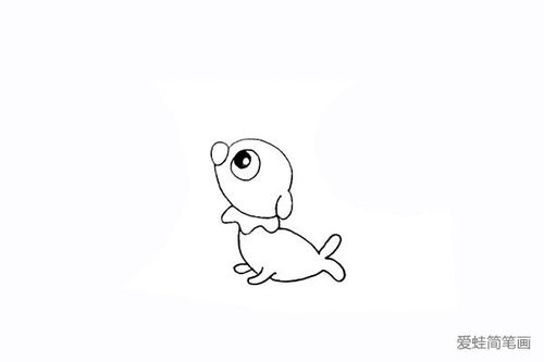 如何画小海狗的简笔画？ 1
