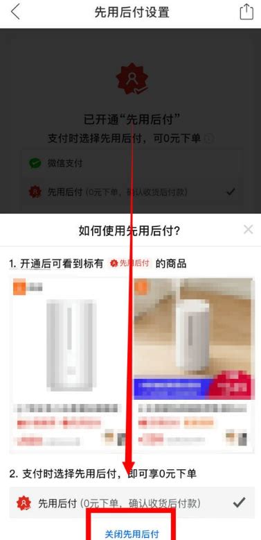 拼多多关闭“先用后付”功能的实用指南 3