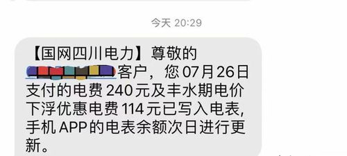 成都丰水期电费返还攻略：轻松了解返还方式 3
