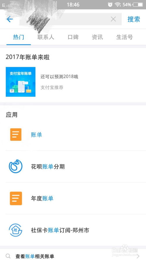 轻松学会查看支付宝账单的方法 4