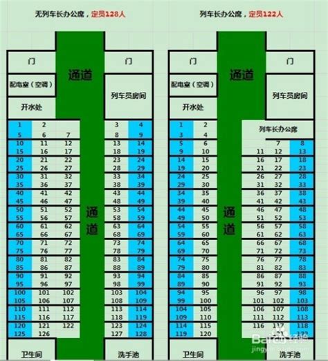 火车座位号分布详解：轻松找到靠窗位置 1