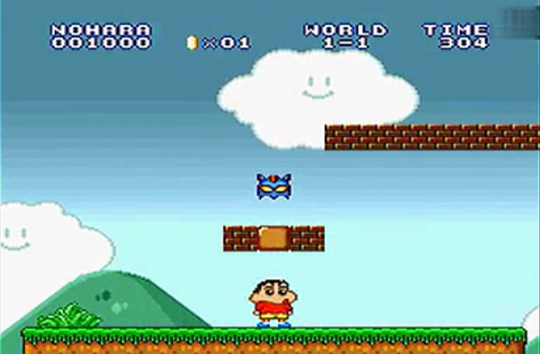 蜡笔小新版超级玛丽游戏 截图2