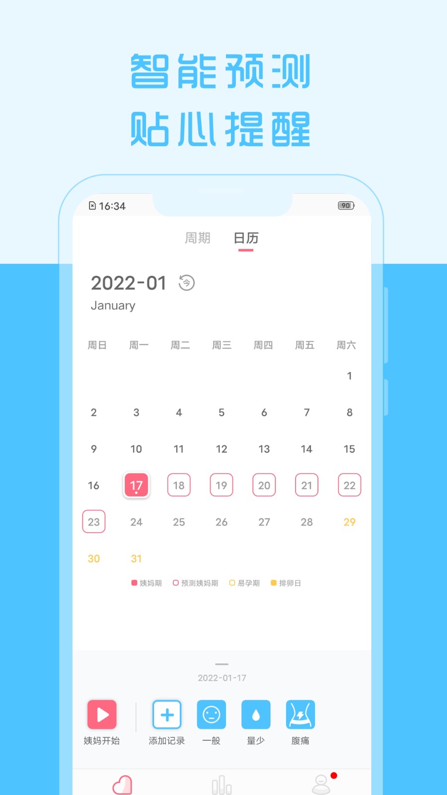 大姨妈来了app 截图4