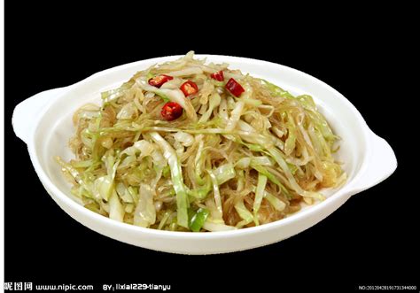 美味圆白菜粉丝快手炒 2