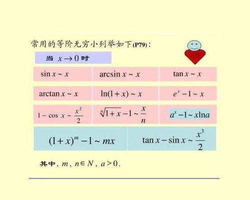 常用等价无穷小汇总 3